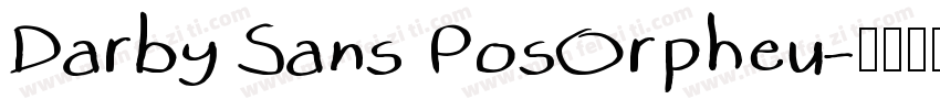 Darby Sans PosOrpheu字体转换